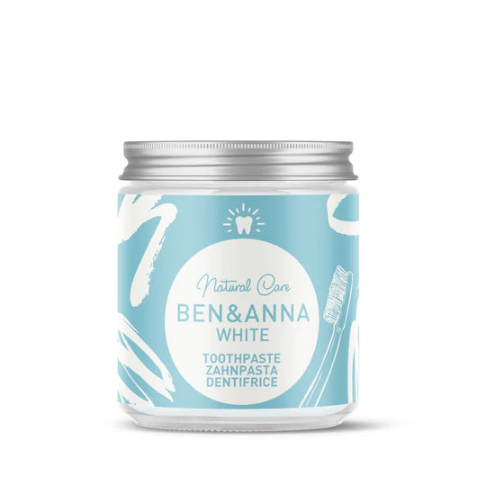 Toothpaste 4 varianten, Glass jar | Ben&Anna, 100ml