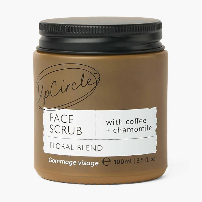*Coffee Face Scrub for sensitive skin - Floral Blend - Upcircle Beauty