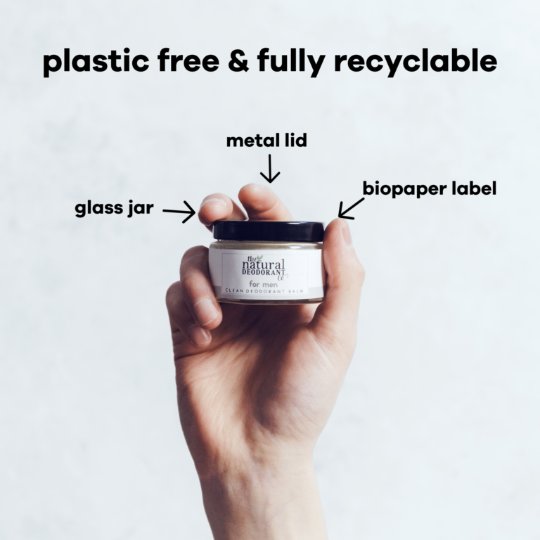 Clean Deodorant Balsem voor Mannen - 55gr - The Natural Deo Co