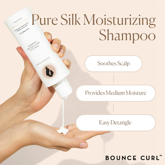 Bounce Curl Pure Silk Moisturizing Shampoo - 238ml