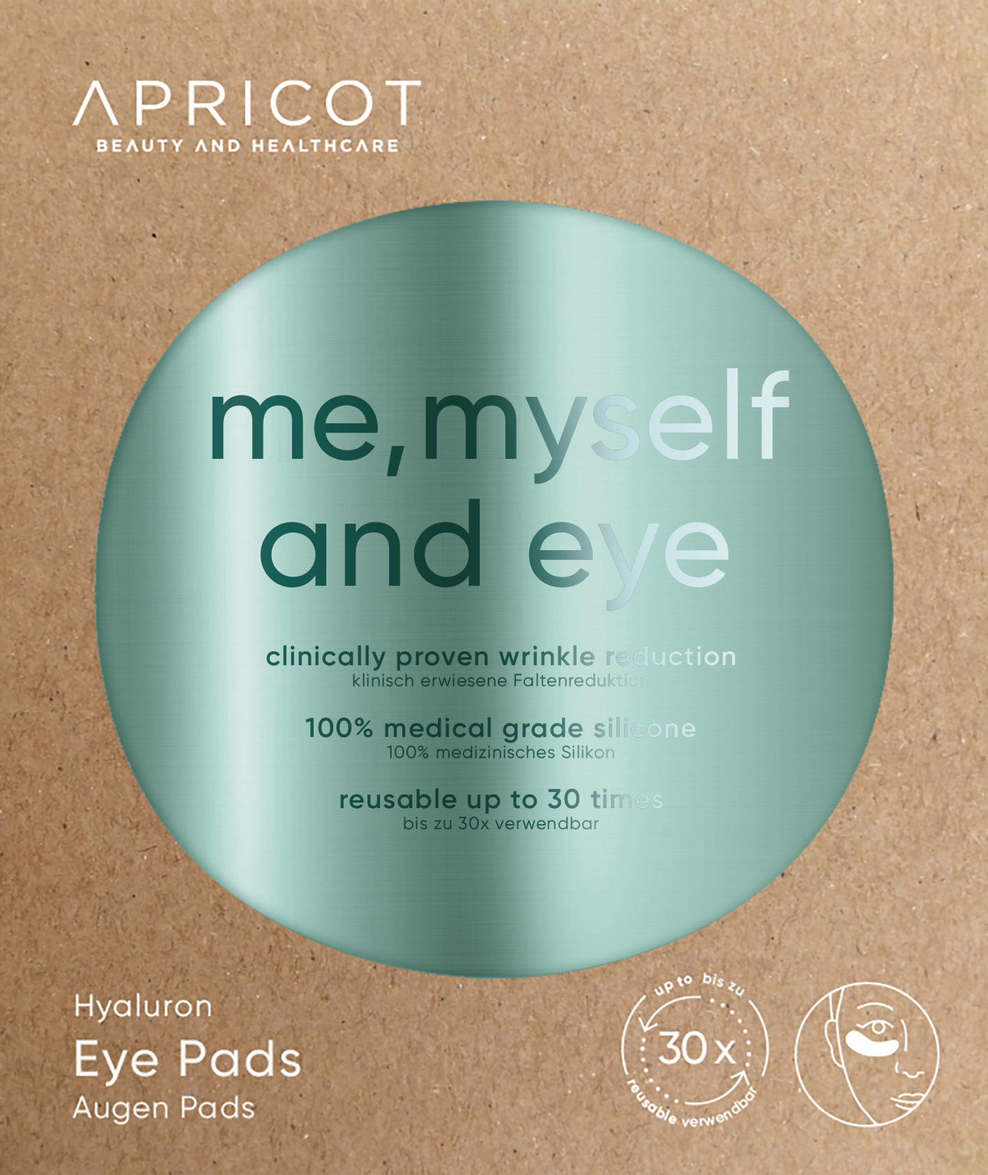 Me, myself and eye' - Oog Pads Hyaluronzuur - Apricot Beauty