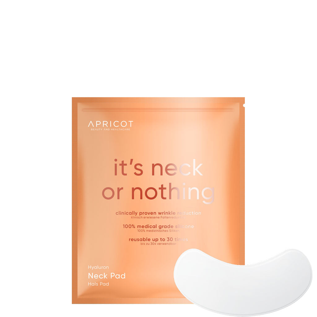 It's neck or nothing' - Nek Pad Hyaluronzuur - Apricot Beauty