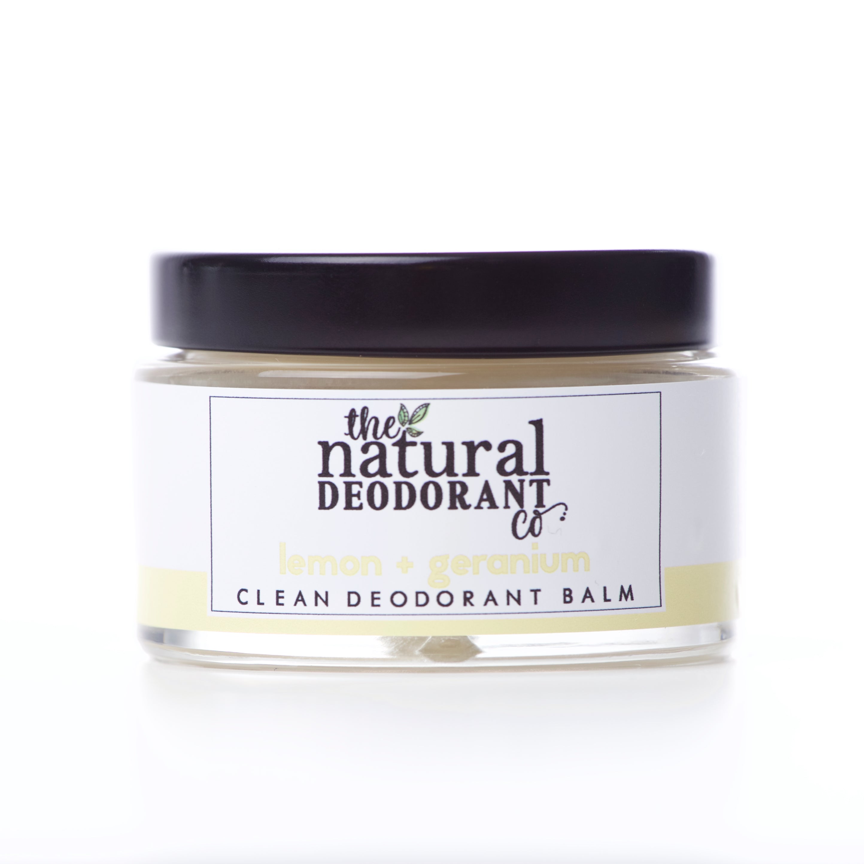 Clean Deodorant Balsem Citroen-Geranium 55gr - The Natural Deo Co