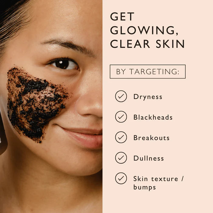 Coffee Face Scrub for sensitive skin - Floral Blend - Upcircle Beauty