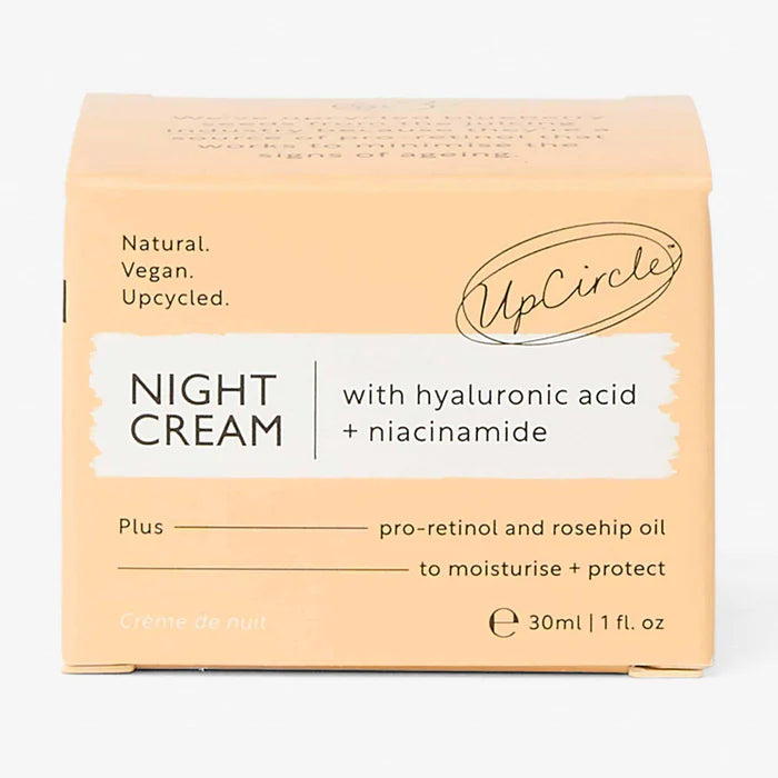 Upcircle Beauty - Nachtcrème met hyaluronzuur en Niacinamide - Travel size