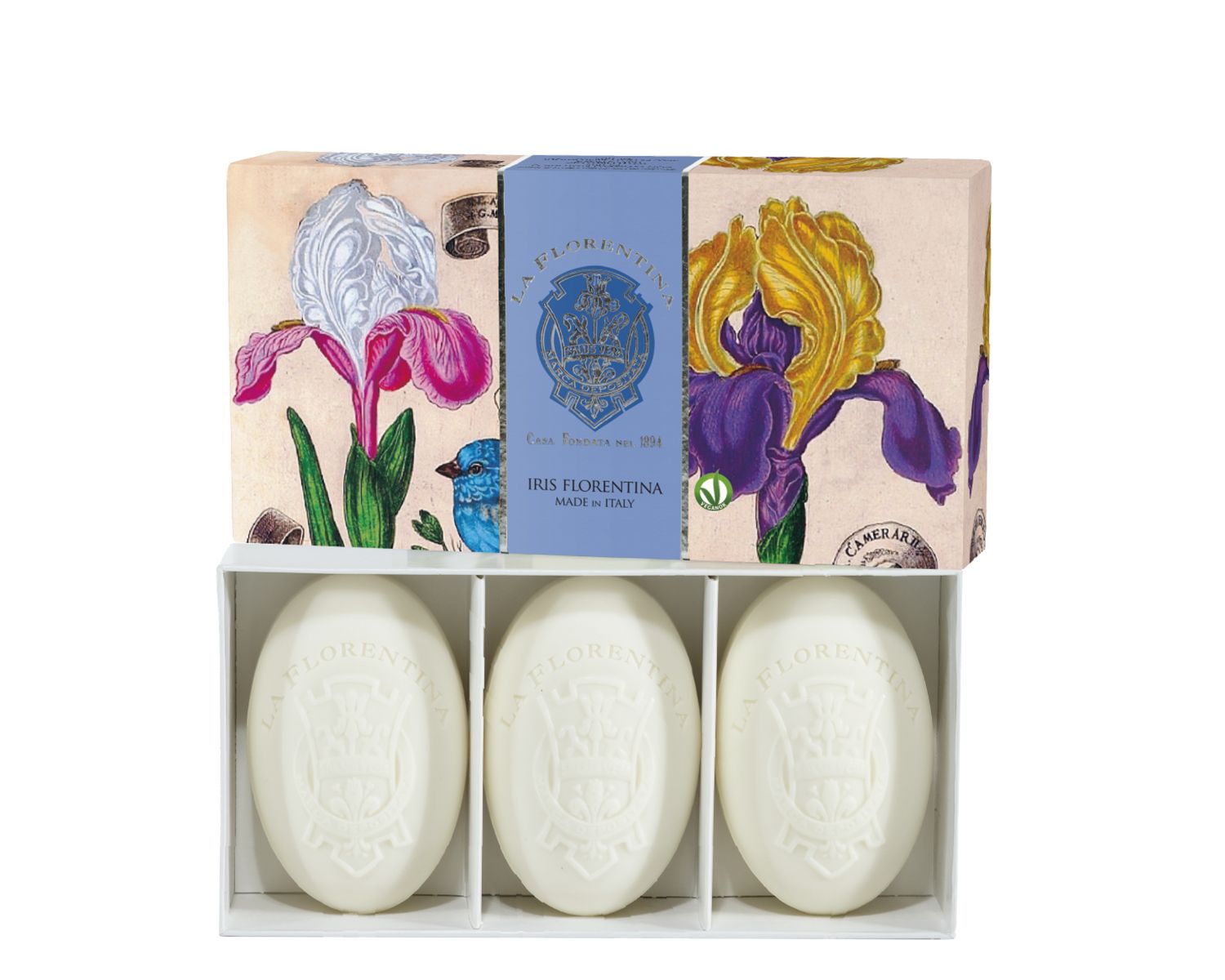 La Florentina zeep 3 x 150g Iris
