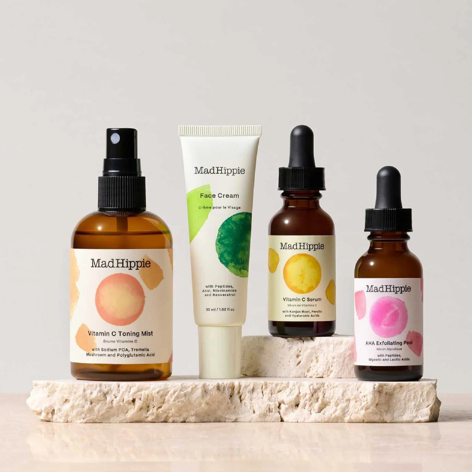 Mad Hippie Combideal - Skin Brightening Routine - set 4 items