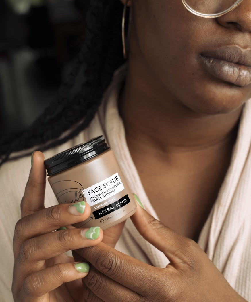 Coffee Face Scrub for dry skin - Citrus Blend - Upcircle Beauty